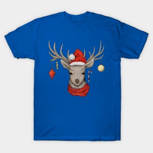 Winter holiday goat T-Shirt